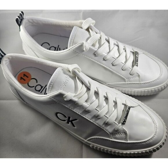 CALVIN KLEIN KClariss-R  White  Casual Shoes Womens Size US 11 - Picture 1 of 9